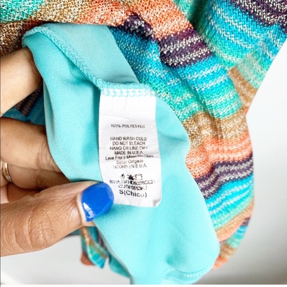 Pink Owl - Striped Knitted Dress - Size Small - Picture 5 of 5